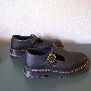 Dr. Martens Polley SR Women's US 10 EU 41 Slip Resistant Mary Jane Shoes Black
